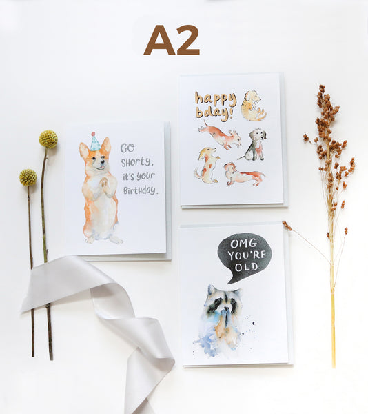 Photoshop Template for A2 Size Greeting Cards - Digital Download