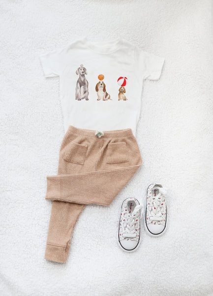 Dogs and Balls Toddler Short Sleeve Tee