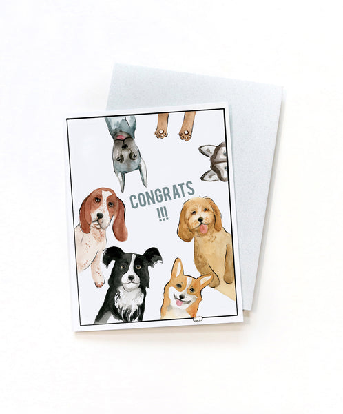 Dog Squad Congrats!!! Card