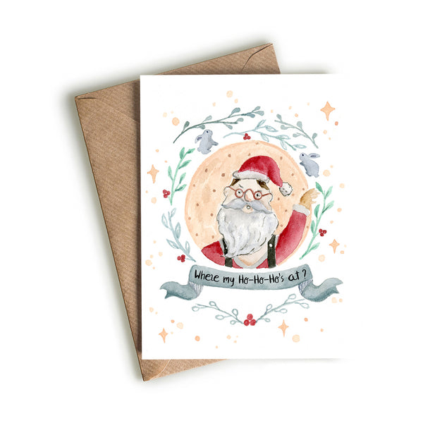 Santa Ho-Ho-Ho! Card