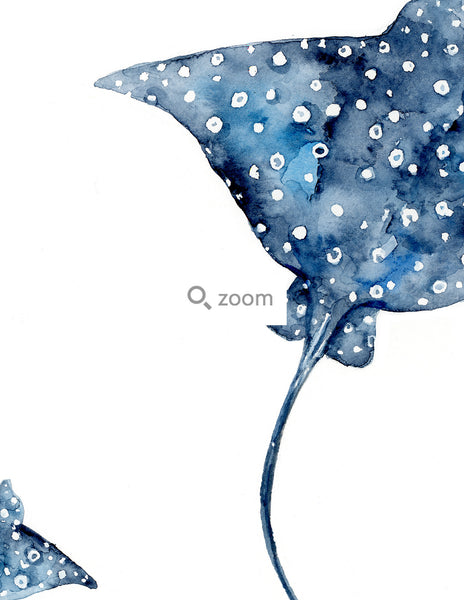 Limited Edition: Spotted Eagle Rays Duo - Fine Art Print | Under the Sea