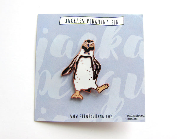 Jackass Penguin Enamel Pin