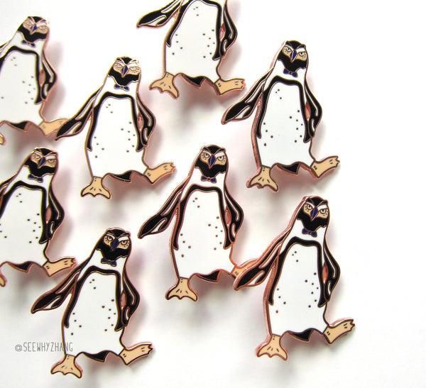 Jackass Penguin Enamel Pin