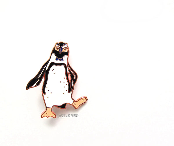 Jackass Penguin Enamel Pin