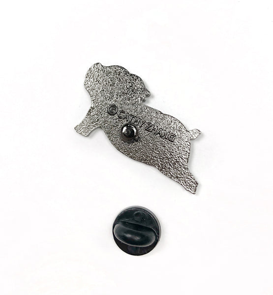 Yoga Animal Pin: Vinyasa Pig Enamel Pin