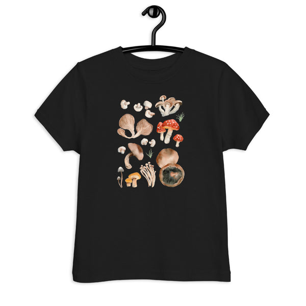 Mushroom Variety Toddler Short Sleeve Tee