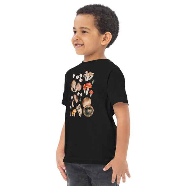 Mushroom Variety Toddler Short Sleeve Tee