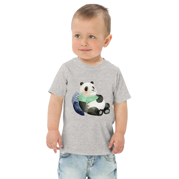 Lounging Panda Toddler Short Sleeve Tee