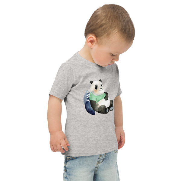 Lounging Panda Toddler Short Sleeve Tee