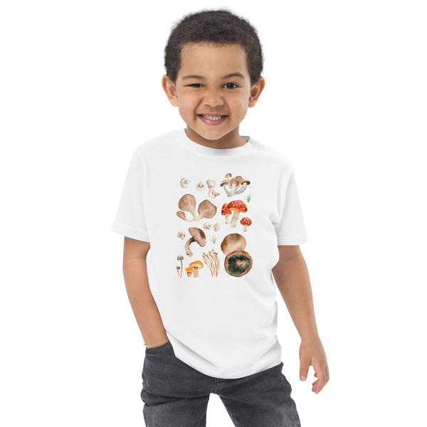 Mushroom Variety Toddler Short Sleeve Tee