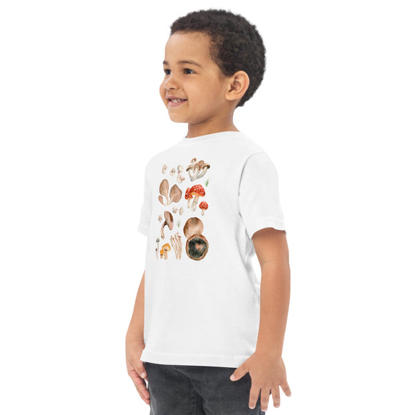 Mushroom Variety Toddler Short Sleeve Tee